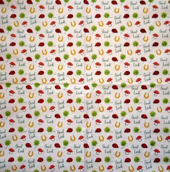 054 Glück - 1-ply (Crinkle/Spots) - Waved Edge